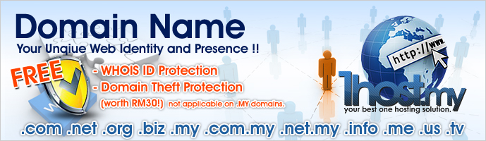 1host.my Domain Registration