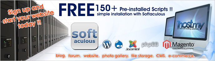 1host.my Web Hosting with Softaculous 